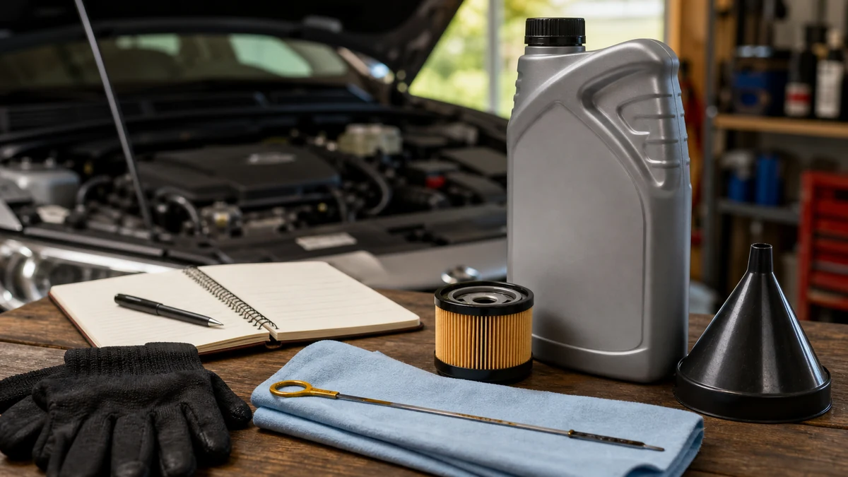 How Often Should You Change Your Oil? realistic editorial image for GuideTo Auto Care