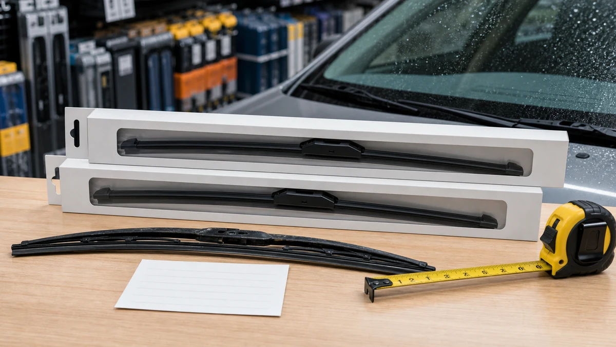 How to Buy Replacement Wiper Blades realistic editorial image for GuideTo Auto Care