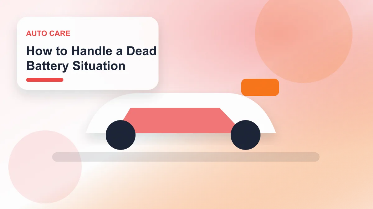 How to Handle a Dead Battery Situation realistic editorial image for GuideTo Auto Care