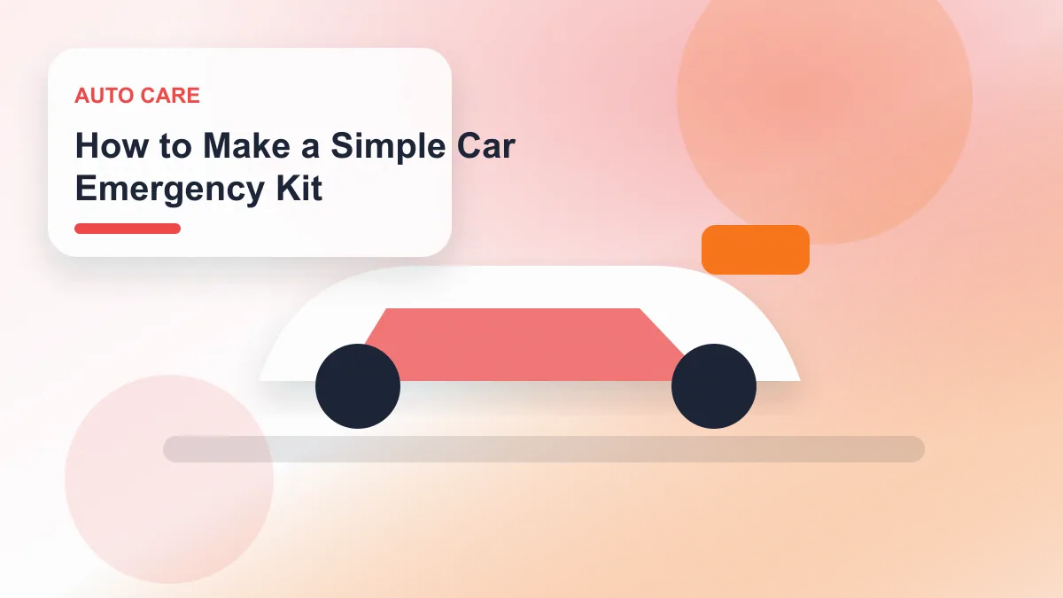 How to Make a Simple Car Emergency Kit realistic editorial image for GuideTo Auto Care