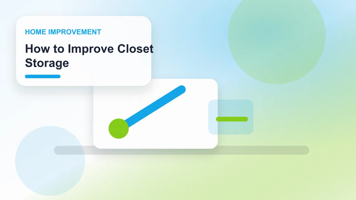 How to Improve Closet Storage realistic editorial image for GuideTo Home Improvement