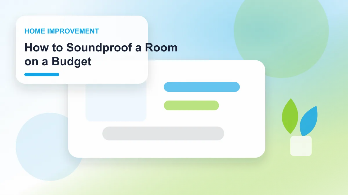 How to Soundproof a Room on a Budget realistic editorial image for GuideTo Home Improvement