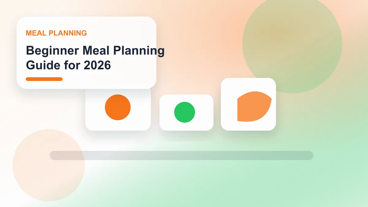Beginner Meal Planning Guide for 2026 realistic editorial image for GuideTo Meal Planning