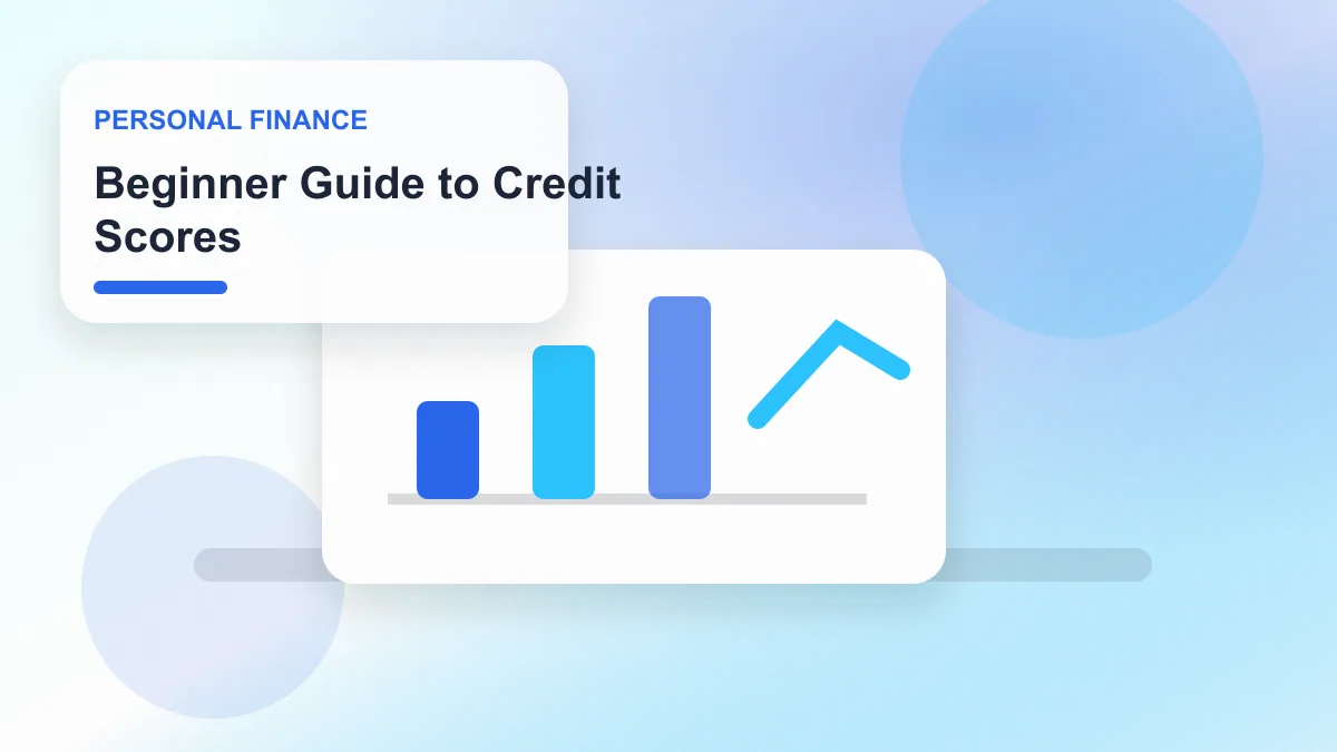 Beginner Guide to Credit Scores realistic editorial image for GuideTo Personal Finance