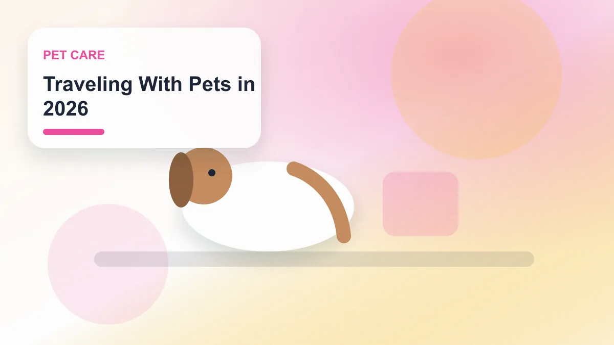 Traveling With Pets in 2026 realistic editorial image for GuideTo Pet Care