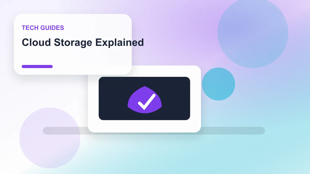Cloud Storage Explained realistic editorial image for GuideTo Tech Guides