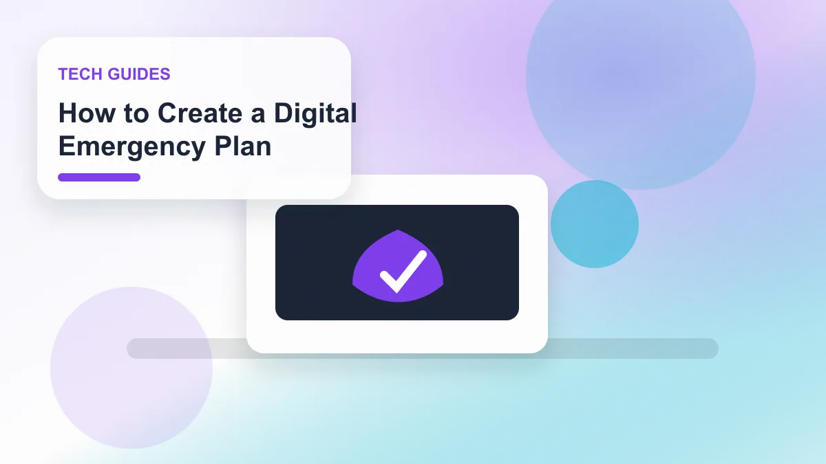 How to Create a Digital Emergency Plan realistic editorial image for GuideTo Tech Guides