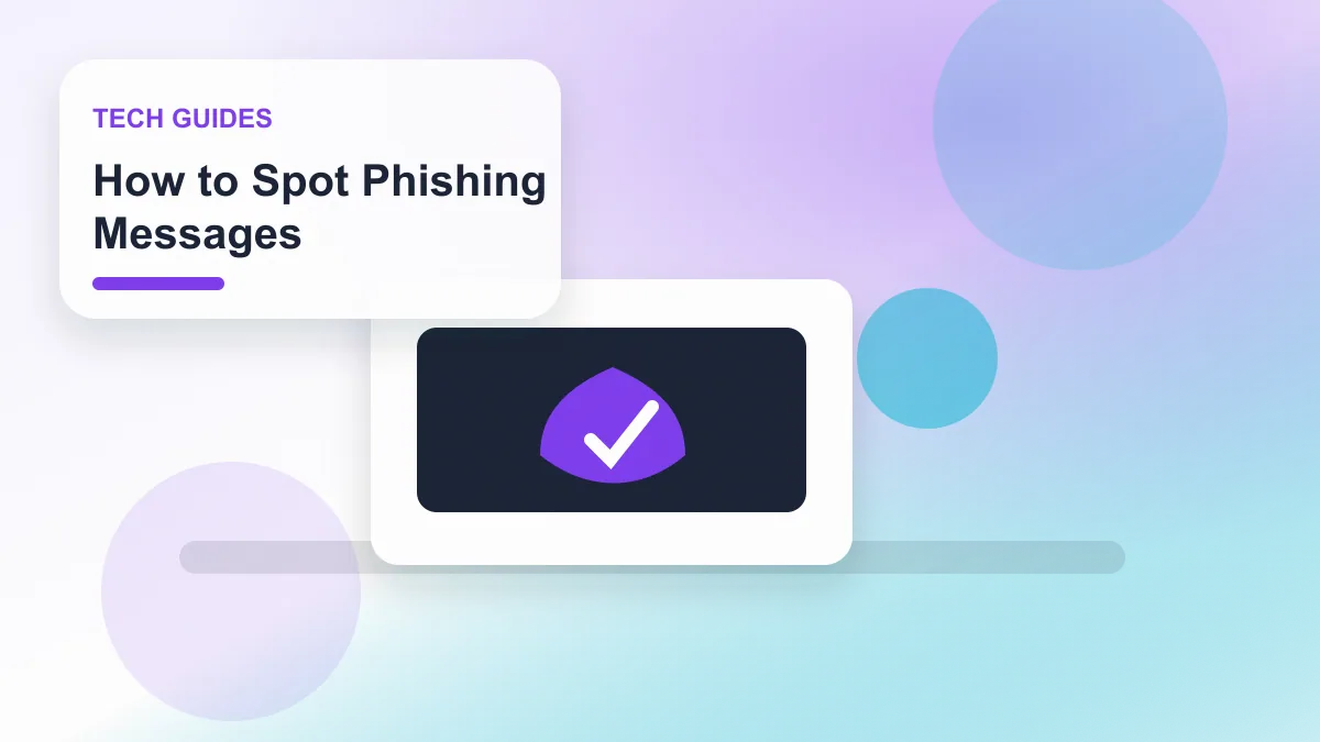 How to Spot Phishing Messages realistic editorial image for GuideTo Tech Guides