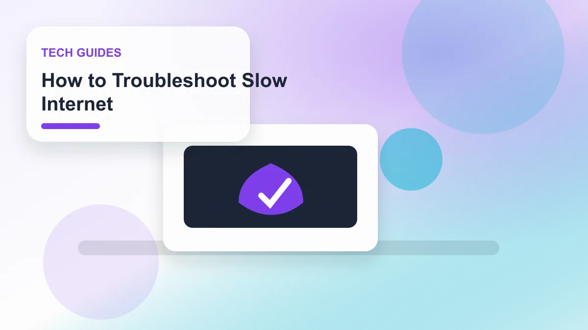 How to Troubleshoot Slow Internet realistic editorial image for GuideTo Tech Guides