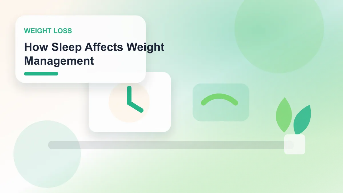 How Sleep Affects Weight Management realistic editorial image for GuideTo Weight Loss