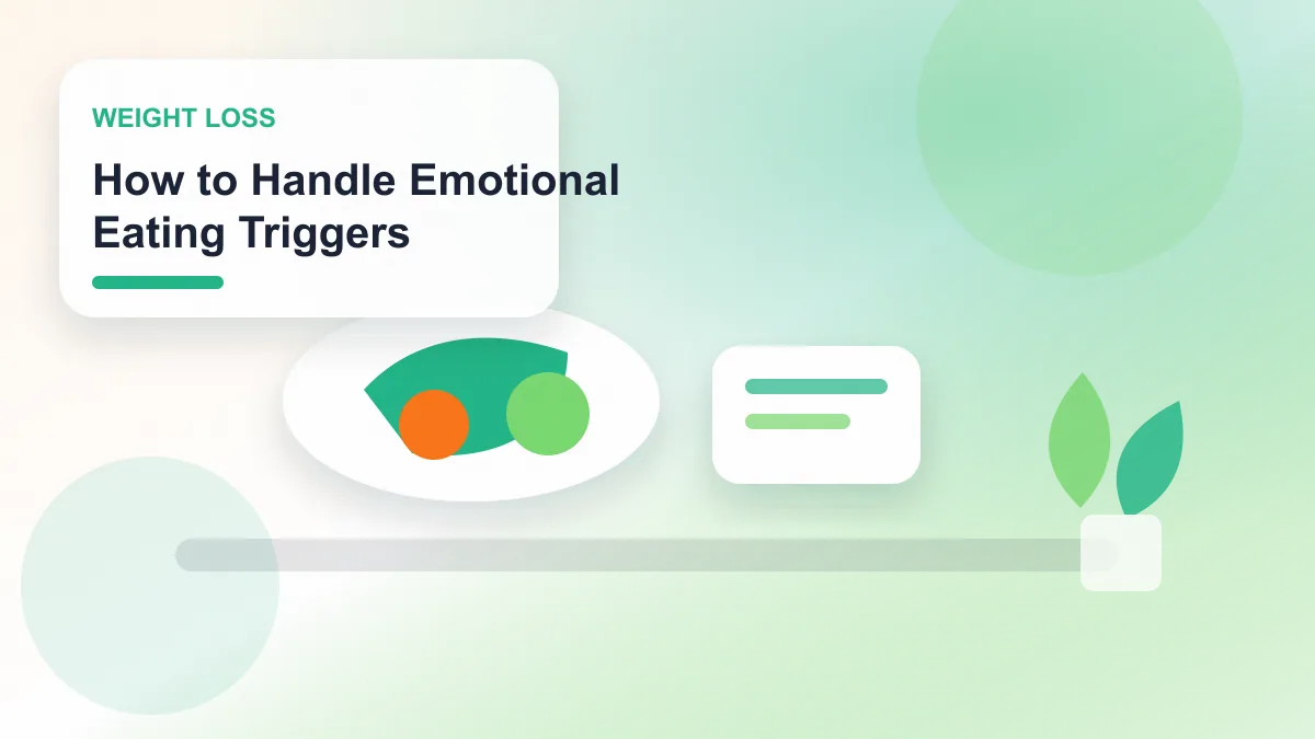 How to Handle Emotional Eating Triggers realistic editorial image for GuideTo Weight Loss