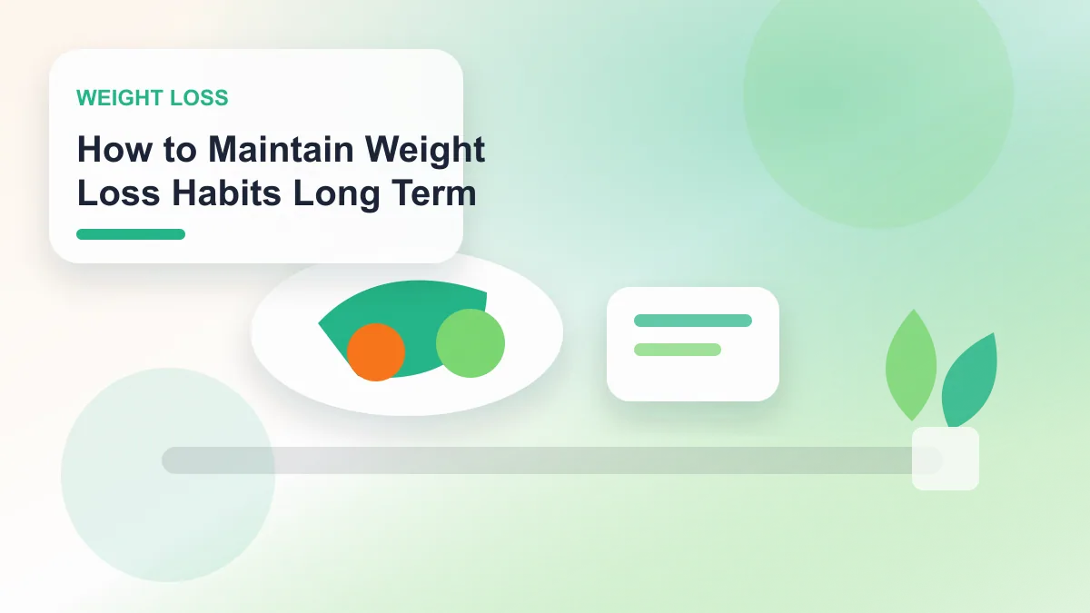 How to Maintain Weight Loss Habits Long Term realistic editorial image for GuideTo Weight Loss