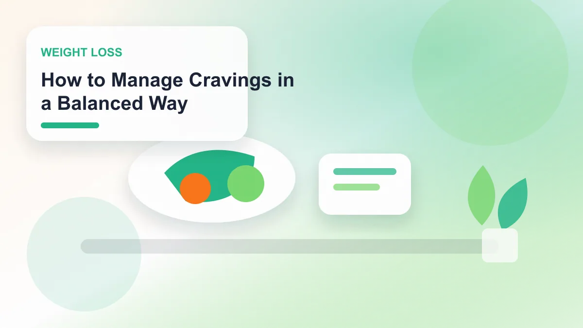 How to Manage Cravings in a Balanced Way realistic editorial image for GuideTo Weight Loss