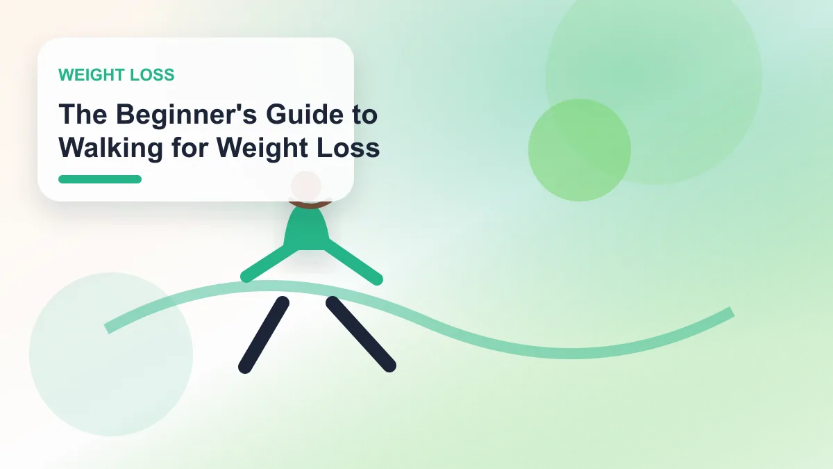 The Beginner's Guide to Walking for Weight Loss realistic editorial image for GuideTo Weight Loss